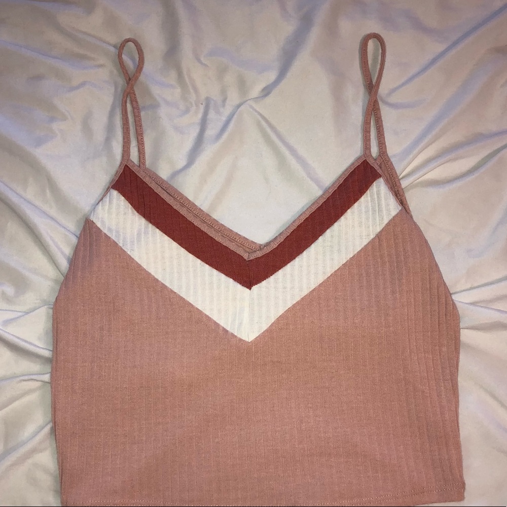 Pink Chevron Top